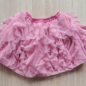 Gymboree Balerina Ruffles Tulle Full Skirt Dressy Formal Light Pink Girly Fun
